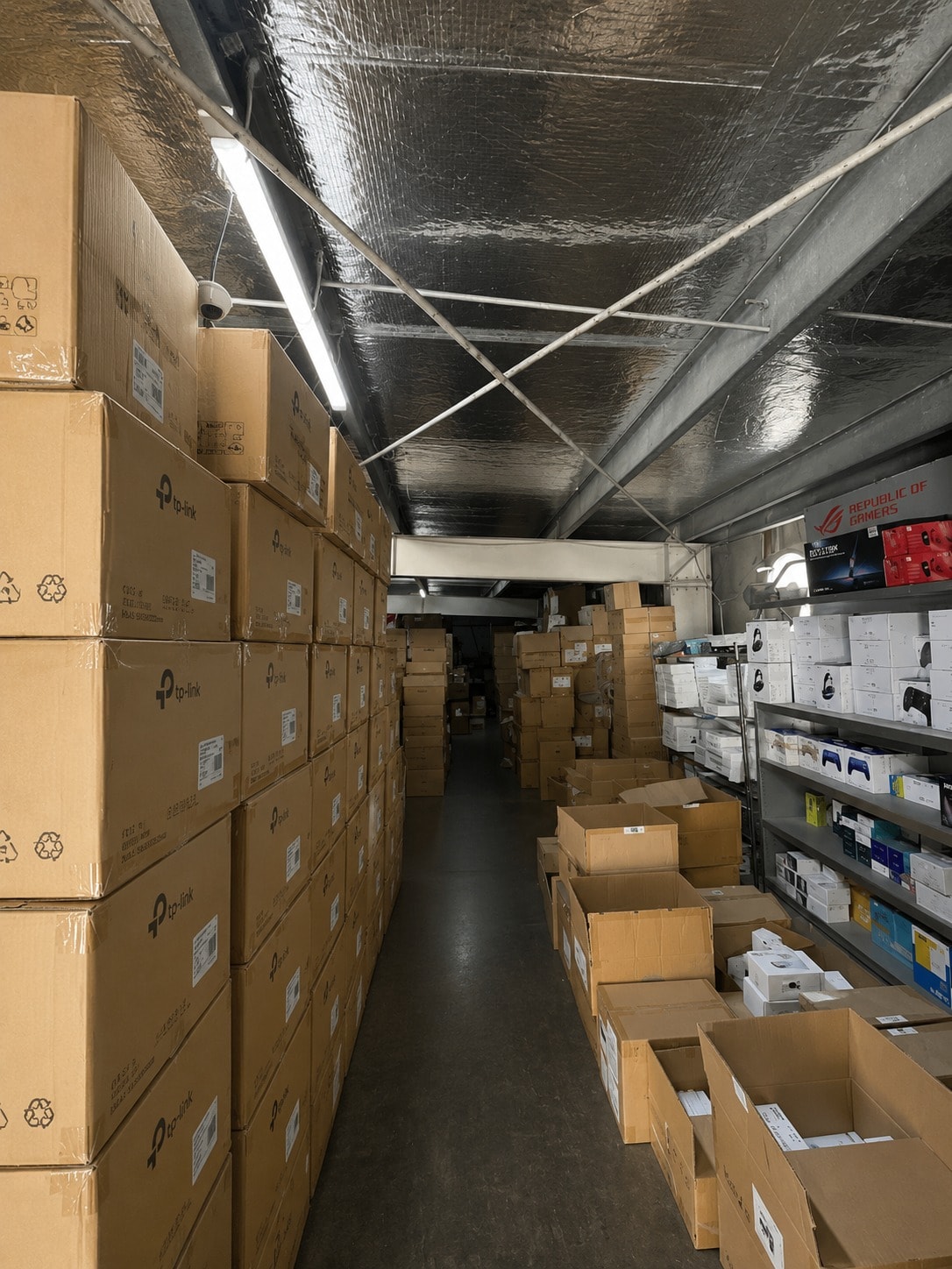 Fidahusain Trading warehouse — product inventory